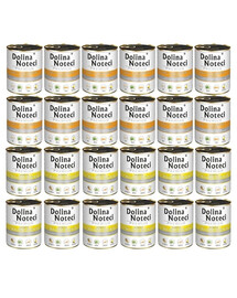 DOLINA NOTECI Mix saveurs Premium Riche en poulet et canard avec citrouille 24x800g