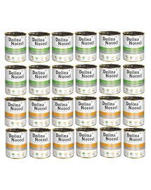 DOLINA NOTECI Mélange de saveurs Premium Riche en canard à la courge et en gibier 24 x 800 g