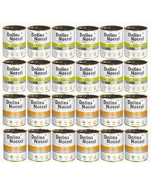 DOLINA NOTECI Mélange de saveurs Premium Riche en oie aux pommes de terre et en canard à la courge 24 x 800 g