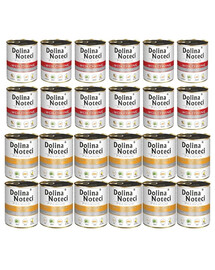 DOLINA NOTECI Mix saveurs Premium Riche en bœuf et canard avec citrouille 24x800g
