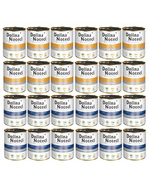 DOLINA NOTECI Mélange de saveurs Premium Riche en morue aux brocolis et canard à la courge 24 x 800 g