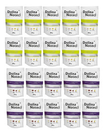 DOLINA NOTECI Premium Mix de saveurs Riche en canard et lapin, aux canneberges et pommes de terre 20 x 500 g
