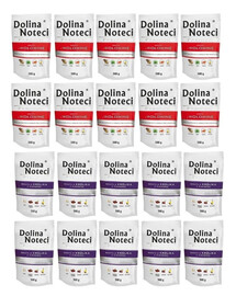 DOLINA NOTECI Premium Mix saveurs Riche en lapin avec canneberge et boeuf 20x500 g
