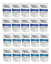DOLINA NOTECI Premium Mix saveurs Riche en truite et morue avec brocoli 20x500 g