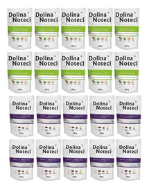 DOLINA NOTECI Premium Mix de saveurs Riche en lapin avec canneberges et gibier 20x500 g