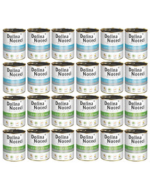 DOLINA NOTECI Mélange de saveurs Premium Riche en gibier et en agneau 24 x 800 g