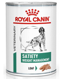ROYAL CANIN Dog Satiety Weight Management: aliments humides pour chiens adultes obèses ou en surpoids 24 x 410 g