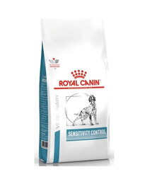 ROYAL CANIN Veterinary Diet Sensitivity Control croquettes pour chiens adultes présentant des réactions indésirables à certains aliments 2 x 1,5 kg
