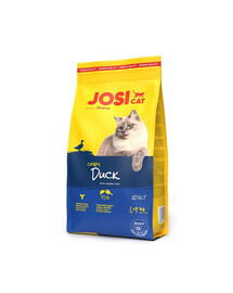 JOSERA JosiCat Crispy Duck 4x1,9 kg avec du canard pour chats adultes