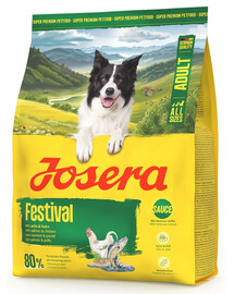 JOSERA Festival 6x900g pour chiens difficiles avec une délicieuse sauce