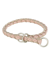 TRIXIE Cavo Collier à serrage pour chien XS–S : 25–31 cm/o 12 mm rose/sable