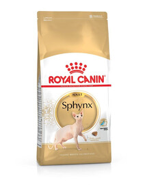 ROYAL CANIN Sphynx Adult, croquettes pour chats adultes de race Sphynx, 2 x 2 kg