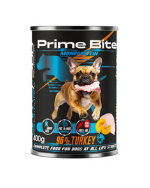 GAME DOG Prime Bite Dinde avec citrouille nourriture humide pour chiens de tous âges 400g