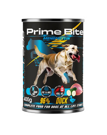 GAME DOG Prime Bite Canard avec courgette nourriture humide pour chiens de tous âges 400g
