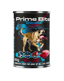 GAME DOG Prime Bite Bœuf avec carottes nourriture humide pour chiens de tous âges 400g