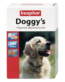 BEAPHAR Doggy`s mix comprimés vitaminés pour chiens 180 pièces
