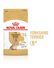 ROYAL CANIN Yorkshire Terrier 8+ Adult 4 x 1,5 kg : croquettes pour chiens adultes de race Yorkshire Terrier âgés de plus de 8 ans