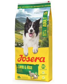 JOSERA Lamb and Rice Adult 2x12,5kg alimentation monoprotéique pour chiens