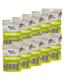 DOLINA NOTECI Smart Chews Brain & Focus Care 10x100g soutien des fonctions cognitives, friandises séchées pour chien