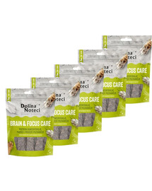 DOLINA NOTECI Smart Chews Brain & Focus Care 5x100g soutien des fonctions cognitives, friandises séchées pour chien