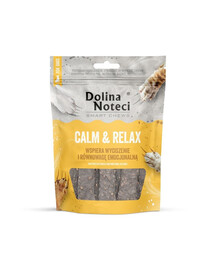 DOLINA NOTECI Smart Chews Calm & Relax 100g soutien à la réduction du stress, friandises séchées pour chien