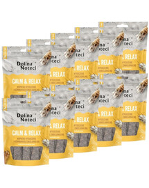 DOLINA NOTECI Smart Chews Calm & Relax 10x100g soutien à la réduction du stress, friandises séchées pour chien