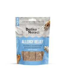 DOLINA NOTECI Smart Chews Allergy Relief 100g soutien en cas d'allergies alimentaires, friandises séchées pour chien