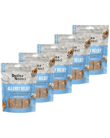 DOLINA NOTECI Smart Chews Allergy Relief 5x100g soutien en cas d'allergies alimentaires, friandises séchées pour chien
