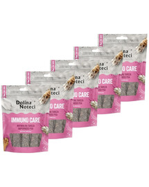 DOLINA NOTECI Smart Chews Immuno Care 5x100g soutien immunitaire, friandises séchées pour chien