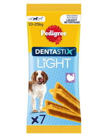 PEDIGREE Dentastix Light Dental Chews M, 7 pièces : friandises dentaires pour chiens de taille moyenne