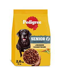 PEDIGREE Senior au poulet et légumes Croquettes pour chiens âgés 2,6 kg