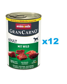ANIMONDA GranCarno Adult - venaison - 12 x 400 g