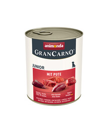 ANIMONDA GranCarno Junior porc et dinde pour chiots 6 x 800 g