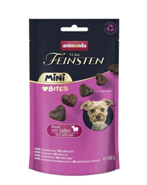 ANIMONDA Vom Feinsten Petites bouchées à la sauge 50g friandises pour petits chiens