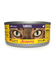 JOSERA Adult Turkey, nourriture humide pour chats à la dinde 6 x 85 g