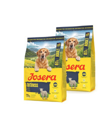 JOSERA Adult Optiness pour chiens de races moyennes et grandes, avec des croquettes de grande taille 2 x 3 kg