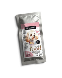 DR MALOU Puppies Liofilisé Canard au lait de chèvre et jaune d’œuf nourriture sèche pour chiots 2×10 g