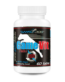 GAME DOG Vit 60 tab. complexe vitaminique et minéral pour chiens de tous âges