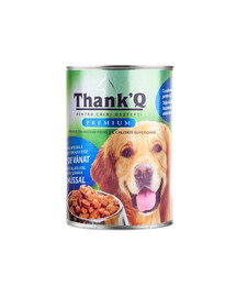 THANK'Q, nourriture humide pour chien au gibier, 415 g