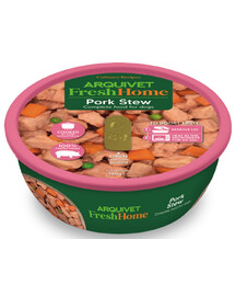 ARQUIVET Fresh Home Pork Goulash Single-Protein Wet Dog Food 280g