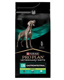 PURINA PRO PLAN Veterinary Diets Canine EN Gastrointestinal Low Fat croquettes pour chiens souffrant de troubles digestifs 2x1,3kg