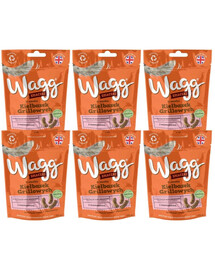 WAGG au goût de saucisses grillées friandises pour chien 6x125g