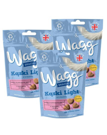WAGG Friandises Light pour chien 3 x 125 g