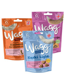WAGG Mix de saveurs friandises pour chien 3x125g