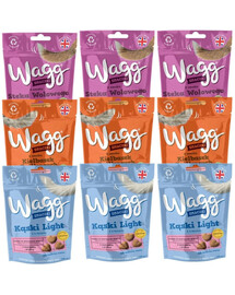 WAGG Mix saveurs friandises pour chien 9x125g