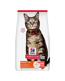 HILL'S Science Plan Feline Adult Salmon croquettes au saumon pour chats adultes 10 kg
