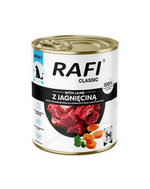 RAFI Classic nourriture humide pour chien à l’agneau 800 g