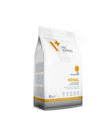 VET EXPERT Veterinary Diet Cat Renal croquettes pour chats nécessitant un soutien de la fonction rénale 2 kg