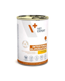 VET EXPERT Veterinary Diet Dog Intestinal Elimination Low Fat pâtée 400 g