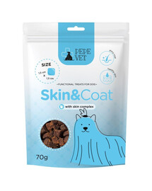 PAKA ZWIERZAKA PEPE Vet Friandises fonctionnelles Skin Coat Friandises pour le soutien de la peau et du pelage des chiens 70g